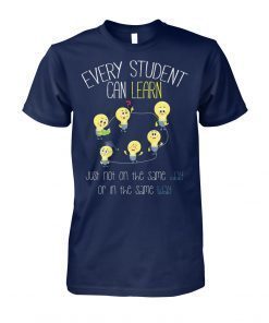 Bulds every student can learn just not on the same day shirt