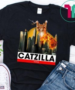 CATZILLA Kitty Cat lovers to Halloween T-Shirt