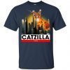 CATZILLA Kitty Cat lovers to Halloween Tee Shirt