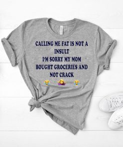 Calling me fat is not a insult i‘m sorry my mom bought groceries and not crack Classic Tee shirt