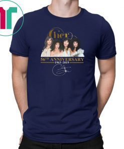 Cher 56th anniversary 1963-2019 signature shirt