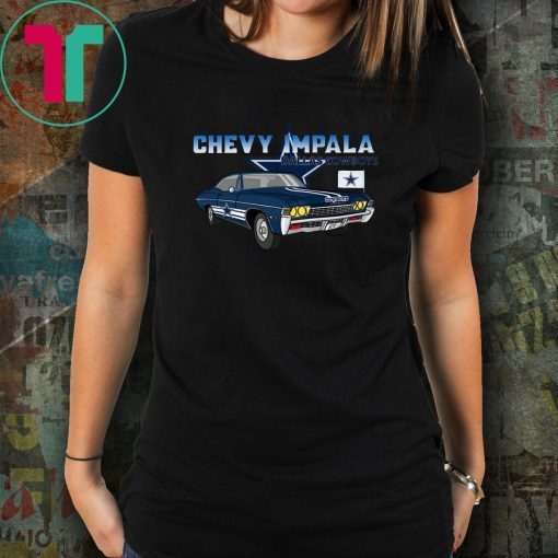 Chevy impala 1967 dallas cowboys shirt