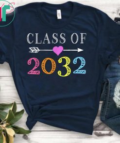 Class Of 2032 Grow With Me Kindergarten First Day Of School T-Shirt