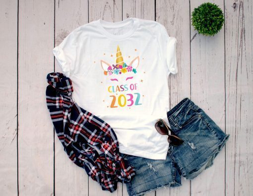 Class Of 2032 T-shirt Grow With Me First Day Of School Shirt