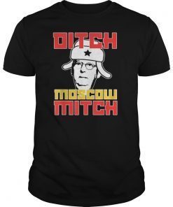 DITCH MOSCOW MITCH Senator McConnell Anti Turtle Face Meme T-Shirt