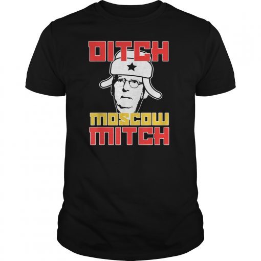 DITCH MOSCOW MITCH Senator McConnell Anti Turtle Face Meme T-Shirt