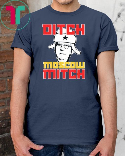 DITCH MOSCOW MITCH Senator McConnell Anti Turtle Face Meme T-Shirt