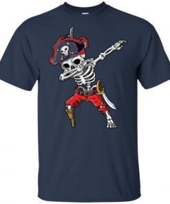 Dabbing Skeleton Pirate Halloween Jolly Roger Unisex T-Shirt