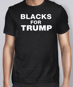 Mens Dale Raines Blacks For Trump 2020 Funny Gift Shirt