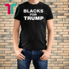 Mens Dale Raines Blacks For Trump 2020 Funny Gift Shirt
