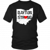 Dayton Ohio State Dayton Strong Love Heart Map T-Shirt