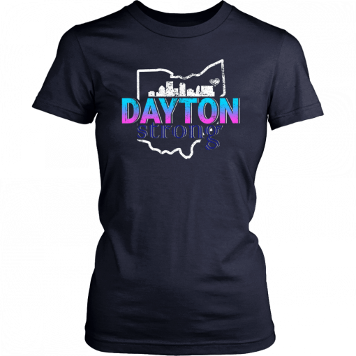 Dayton Ohio State Strong Flag Retro Gift T-Shirt