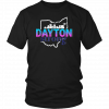 Dayton Ohio State Strong Flag Retro Gift T-Shirt