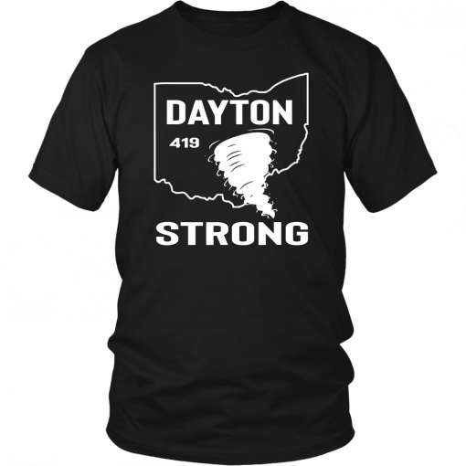 Dayton Strong Ohio 419 State Tornado T-Shirt