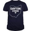 Dayton Strong Ohio Map 937 Strong Shirts