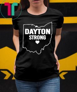 Dayton Strong Ohio Map Strong Tee Shirt