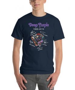 Deep purple 1968-2019 signatures Tee shirt