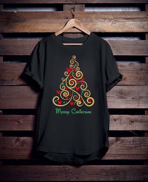 Disney Christmas Shirt Disney Family T-Shirts Christmas Tree Shirt