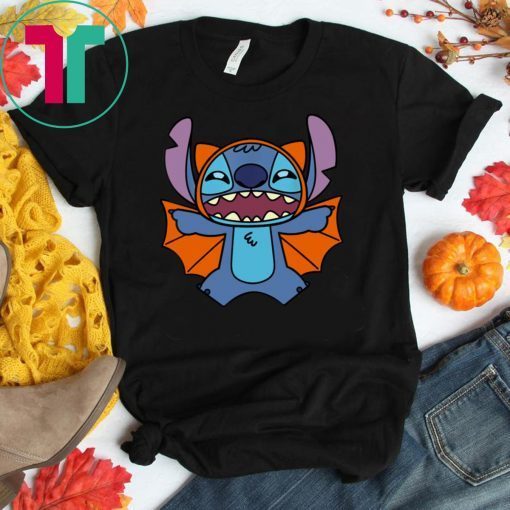 Disney Stitch Bat Halloween T-Shirts