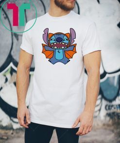 Disney Stitch Bat Halloween Tee Shirt