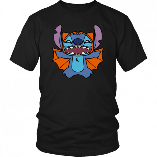 Disney Stitch Bat Halloween T-Shirt