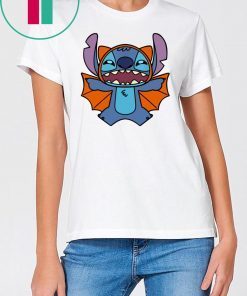 Disney Stitch Bat Halloween Tee Shirt