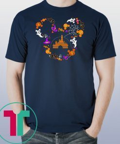 Disney mickey mouse ghost halloween shirt