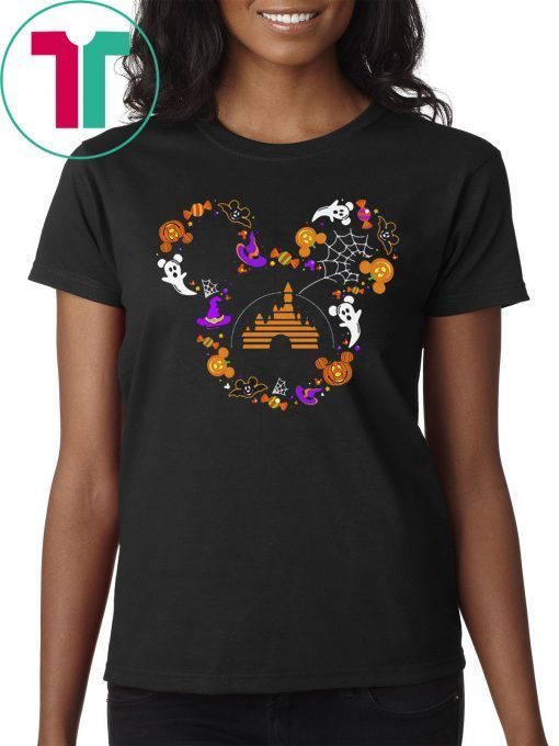 Disney mickey mouse ghost halloween shirt