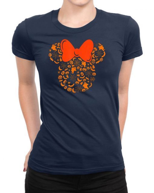 Disney minnie mouse halloween silhouette icon shirt