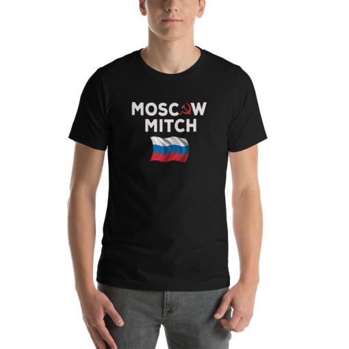 Ditch Moscow Mitch Short Sleeve T-Shirt Anti Trump Russia shirt