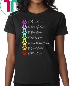 Dog Paw 7 Chakra Meditation shirt2