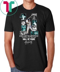 Edgar martinez 11 seattle al 1987-2004 hall of fame shirt