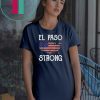 El Paso Strong American Map Distressed Gift T-Shirt