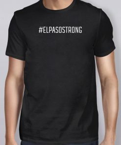El Paso Strong #ElPasoStrong Distressed Flag T-Shirt