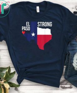 El Paso Strong Flag Heart T-Shirt