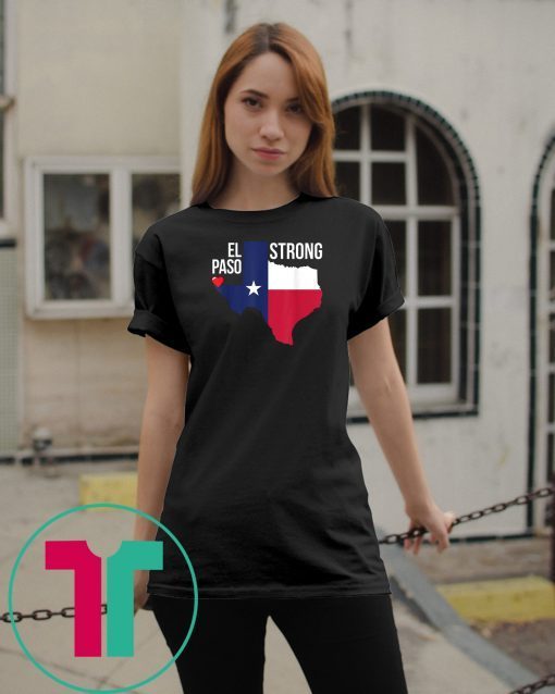 El Paso Strong Flag Heart T-Shirt