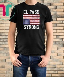 El Paso Strong Upside Down American Flag Unisex Funny Tee Shirt