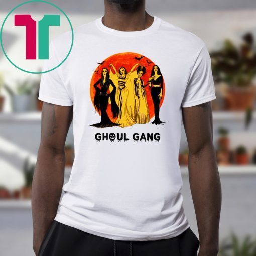 Elvira, Morticia, Lily, Bride Ghoul Gang Halloween Classic T-Shirt