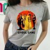 Elvira, Morticia, Lily, Bride Ghoul Gang Halloween Classic T-Shirt