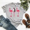 Flamingos and penguins shirt