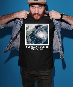 Florida Hurricane Dorian Stage 4 Natural Disaster Ocean T-Shirt