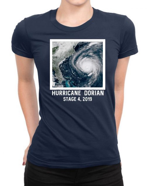 Florida Hurricane Dorian Stage 4 Natural Disaster Ocean T-Shirt