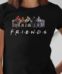 Friends Spooky Clown Jason Squad Halloween Horror Mens 2019 Tee Shirt