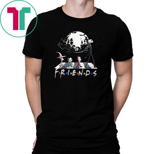 Friends Tv Show The Nightmare Walking Abbey Road Halloween T-Shirt