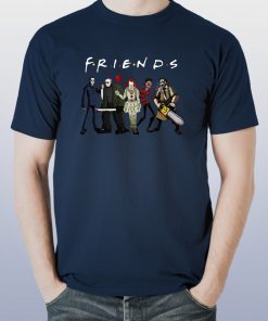 Friends horror movies characters halloween shirt