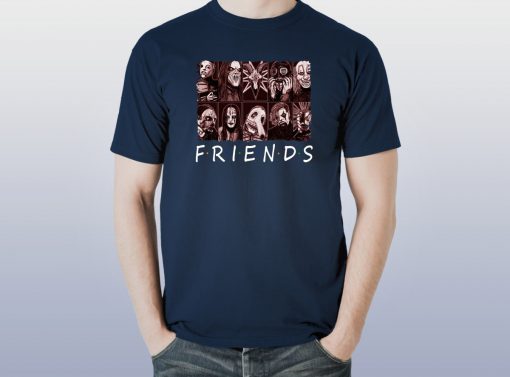 Friends tv show slipknot masks shirt