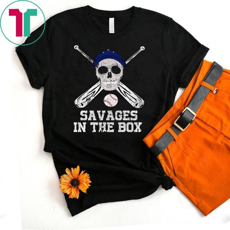 savages in the box t shirt Yankees savages shirt - ShirtsOwl Office