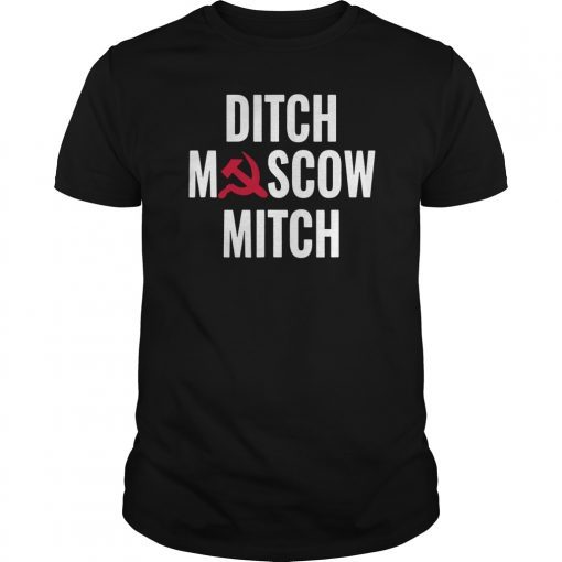 Funny Ditch Moscow Mitch Russia Sickle T-Shirt