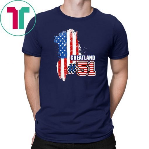 Funny Greenland State #51 Pro Trump 2020 Gift Republican T-Shirt