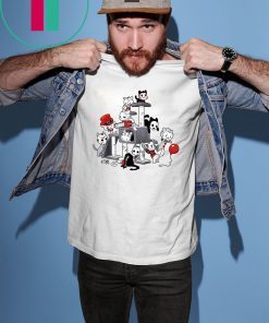 Funny Maniac Park Horror Cats Theme Park Halloween T-Shirt